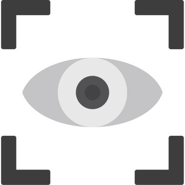 Göz. Web simgesi basit tasarım