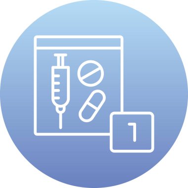 Tıbbi simgenin vektör illüstrasyonu