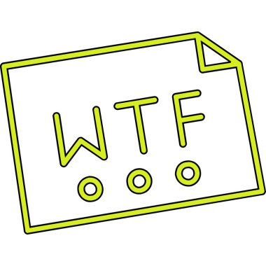 Çizgi film simgesinin vektör çizimi