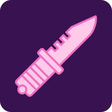 Tek bir renk simgesinin vektör illüstrasyonu