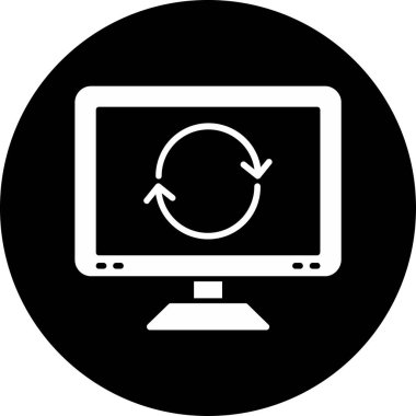 seo modern simgesinin vektör illüstrasyonu