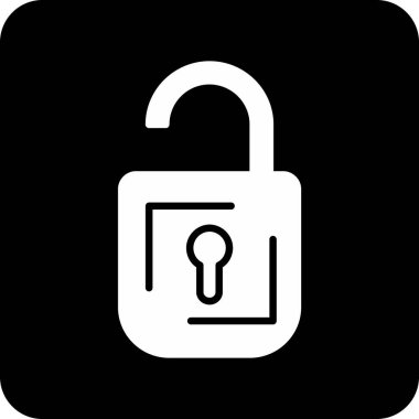 ikon vektör illüstrasyonunu kilitle