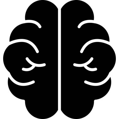 İnsan beyni. Vektör çizim