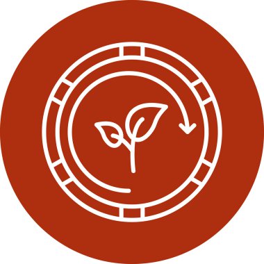 Yapraklı bir ağacın vektör çizimi