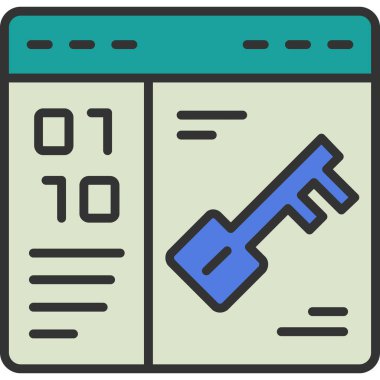 Takvim simgesi, vektör çizimi