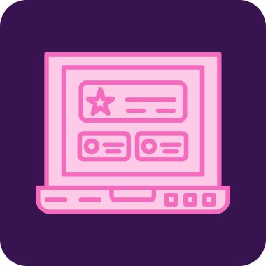 seo modern simgesinin vektör illüstrasyonu