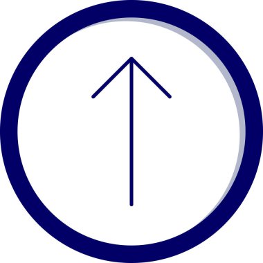 ok simgesi, basit vektör illüstrasyonu