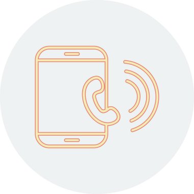 akıllı telefon simgesi vektör illüstrasyonu