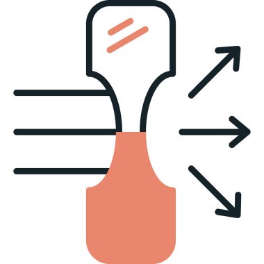 ok simgesi vektör illüstrasyonu