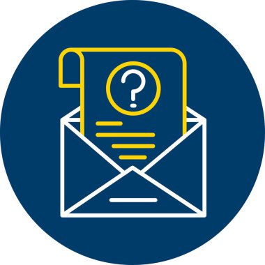 Posta simgesinin vektör illüstrasyonu