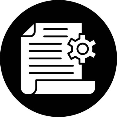 belge dosyası. Basit illüstrasyon