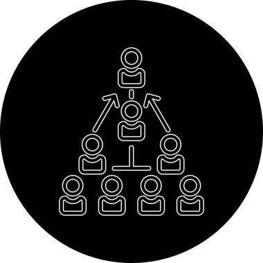 İnsan simgesinin vektör illüstrasyonu