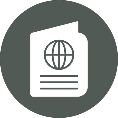 belge simgesi vektör illüstrasyonu