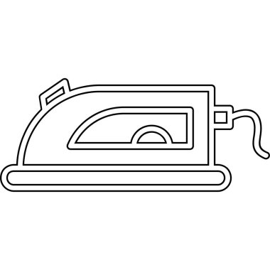 Elektrikli çaydanlık ikonu. Web için elektrikli çaydanlık vektör simgesinin özet çizimi