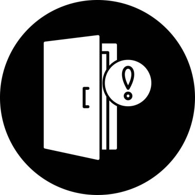 Kapının vektör illüstrasyonu