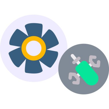 Aygıt Tamir Ağı simgesi, vektör illüstrasyonu