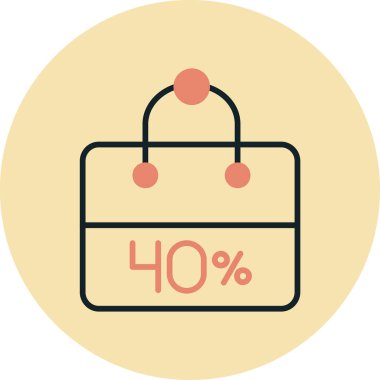 İş simgesinin vektör illüstrasyonu