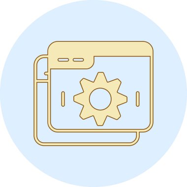 seo modern simgesinin vektör illüstrasyonu