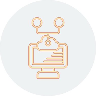 Seo simgesinin vektör illüstrasyonu