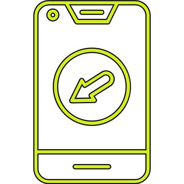 Smartphone Simgesi, vektör illüstrasyonu