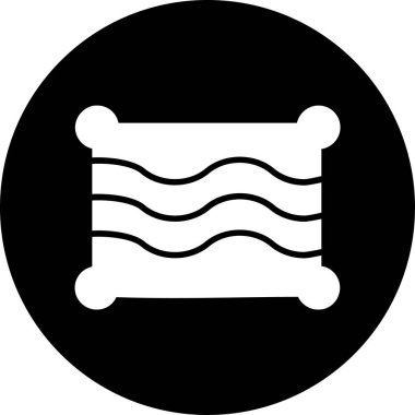 yüzme ikonu vektör illüstrasyonu