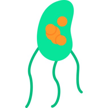 Çizgi film bakterilerinin vektör çizimi