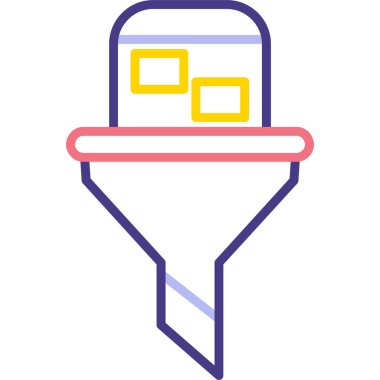 Modern eğitim ikonunun vektör illüstrasyonu