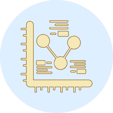 Bir robotun vektör illüstrasyonuName
