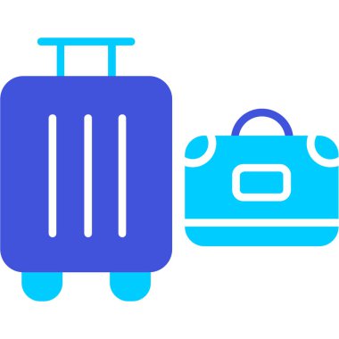 Çanta. Web simgesi basit tasarım