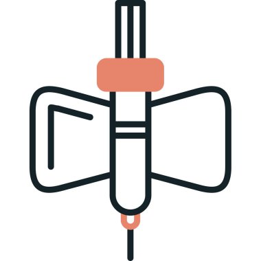 İp. Web simgesi basit illüstrasyon