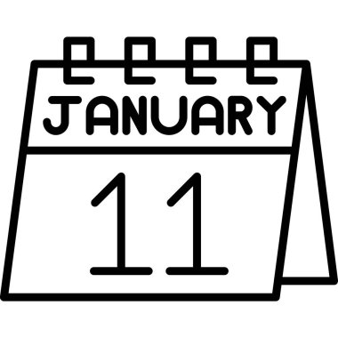 Takvim simgesi tasarımı illüstrasyonu