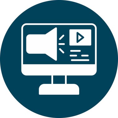 Modern simgenin vektör illüstrasyonu