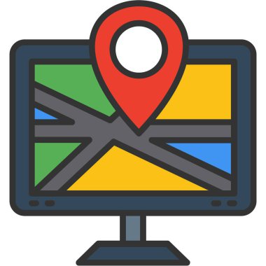 harita konum simgesi simgesi