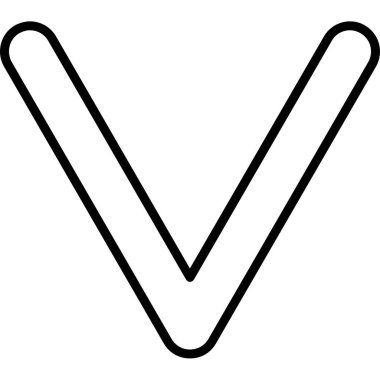 Ok. Web simgesi basit illüstrasyon