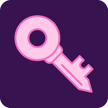 anahtar simgesi, vektör illüstrasyonu