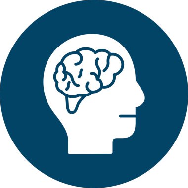 beyin vektörü simge biçimi