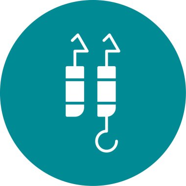 Kablo simgesinin vektör illüstrasyonu