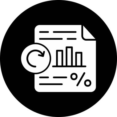iş veri simgesi vektör illüstrasyonu