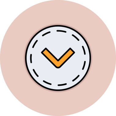 izle simge vektör illüstrasyonu