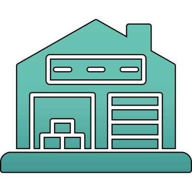 Ev. Web simgesi basit illüstrasyon