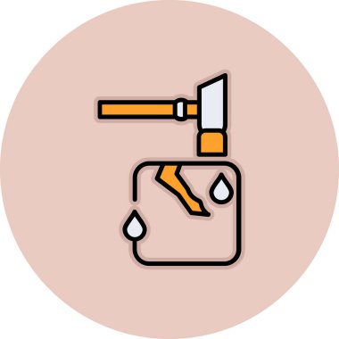 Su simgesinin vektör illüstrasyonu