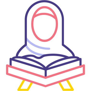 Kitap. Web simgesi basit illüstrasyon