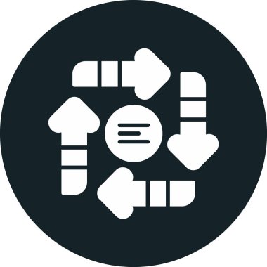 seo modern simgesinin vektör illüstrasyonu