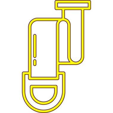 Trompet. Web simgesi basit illüstrasyon