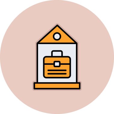 Modern evin vektör simgesi