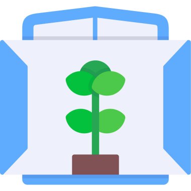 bitki simgesi vektör illüstrasyonu