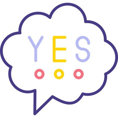 karikatür evet işareti