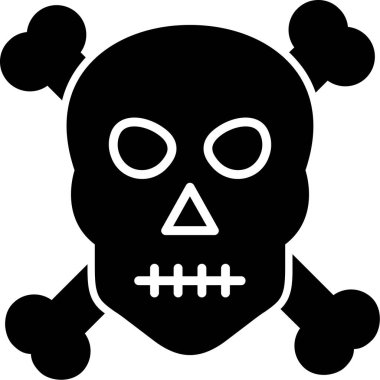 Çapraz kemikli kafatası, vektör