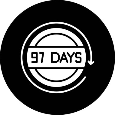 9 gün geri sayım simgesi