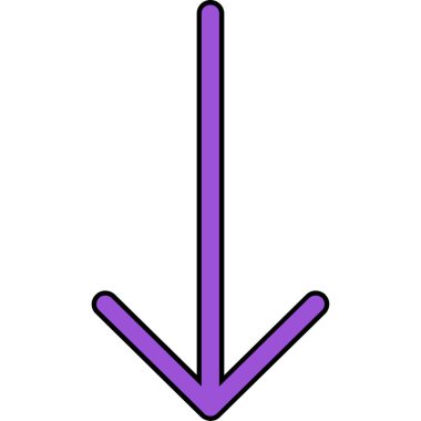 ok simgesi vektör illüstrasyonu